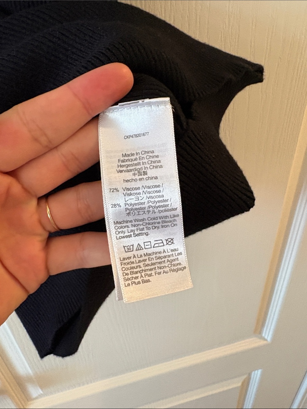 Madewell Black Ribbed Racerback Tank Top - Picture 3 of 4